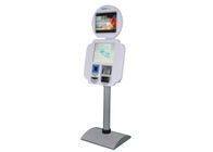 Dual Screen Station Multimedia Kiosks , Bar-code Scanner S801