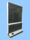 Building Hall Free Standing Digital Signage Kiosk , Shopping Mall Advertising