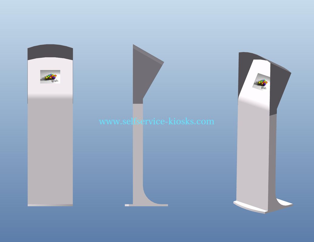 High Safety anti-corrosion power coating Self Service Kiosk With Ipad Inside For Account Inquiry & Transfer