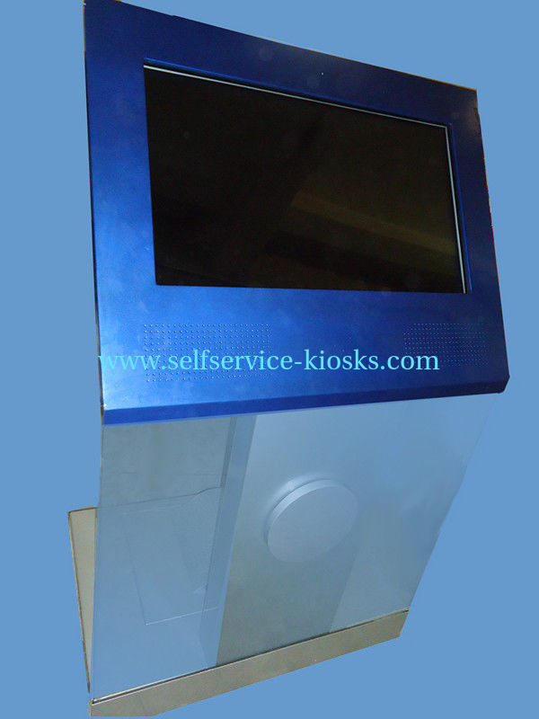 Customized Touch Screen interactive Information Kiosk for Building Hall / Ic Cards Reader