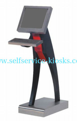 Industrial Touch Screen Self Service Kiosk Robot Shape for Airports