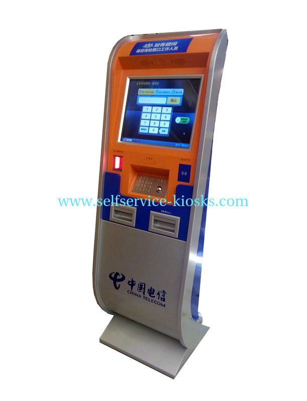 Lobby Kiosk With 2D Barcode Scanner, Ticket printer for cinema and train station.S867