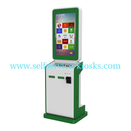 Advertising Free Standing Kiosk Infrared Touch Screen For Movie / Scenic Ticketing