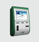 Wall Mounted Kiosk With Touch Screen / Cash coin acceptor / Card Reader / Card Dispenser