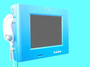 Wall Mounted Kiosk With Touch Screen / Telephone / Fingerprint Reader