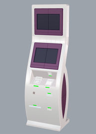 A4 Printer Self Service Payment Kiosk 17 " LCD For Government / Office / Building Hall