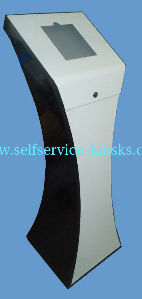 High Safety anti-corrosion power coating Self Serve Kiosk With tablet PC Inside