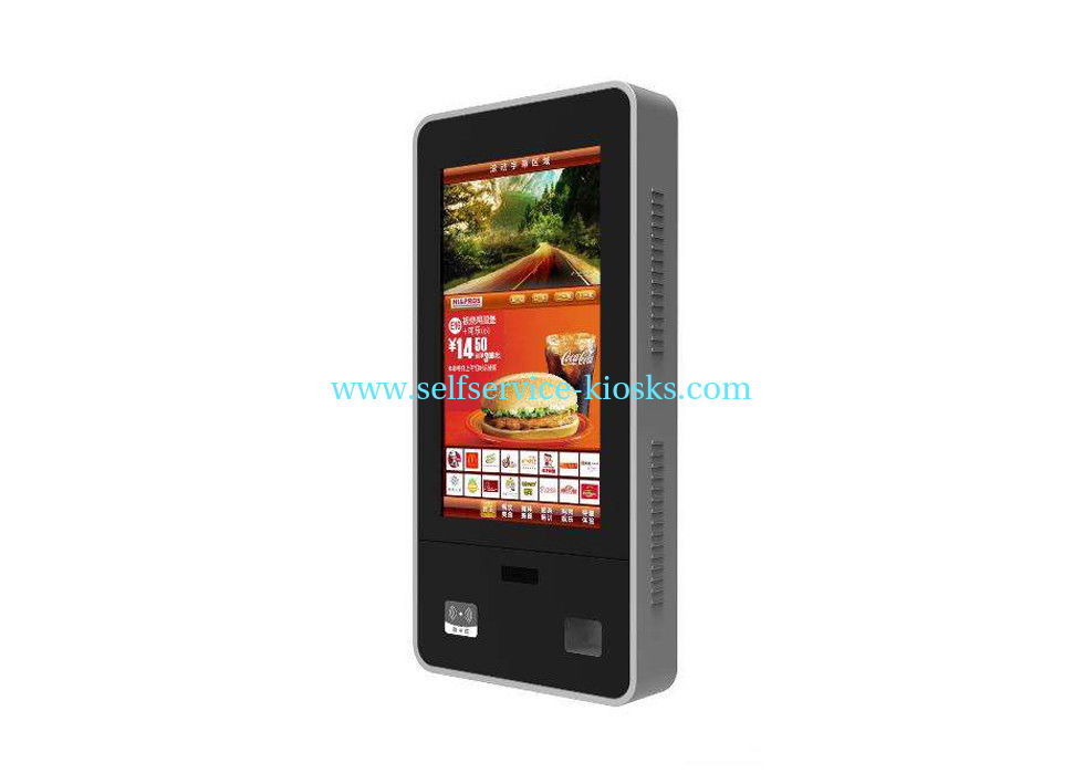 Hotel Wireless Wall Mount Payment Kiosk , infrared capacitive touch screen