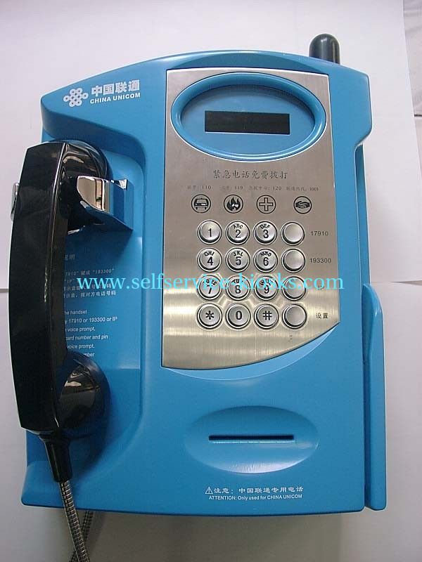 Metal Keypad and Vandal Resistant Auto Dial Telephone for Hallways, Airports and Malls