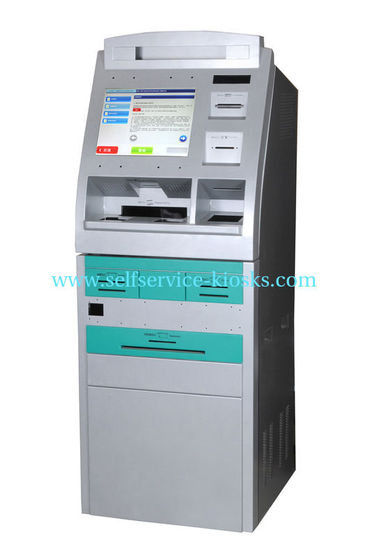 Ticketing / Card Printing and Waterproof Free Standing Kiosk with Account Inquiry
