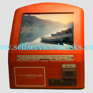 Digital Invoices Printing, Card Issuing, Multi-Media Input / Output Wall Mount Kiosk