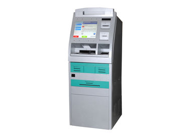 Water Proof Multifunction ATM Kiosk , Tel / Transport Card Recharging