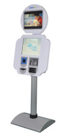Free Standing Kiosk for Ticketing / Card Printing, Tel / Transport Card Recharging